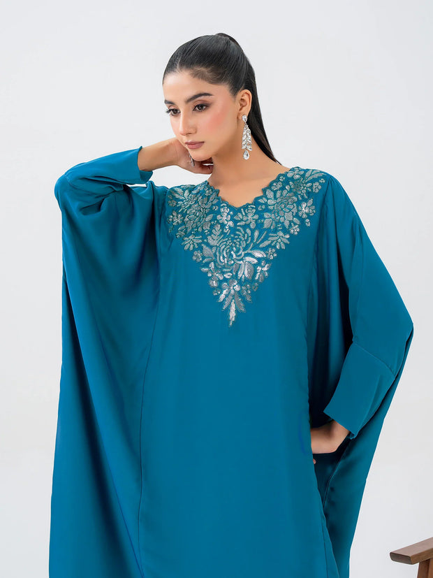 2 Piece Silk Suit-Embellished