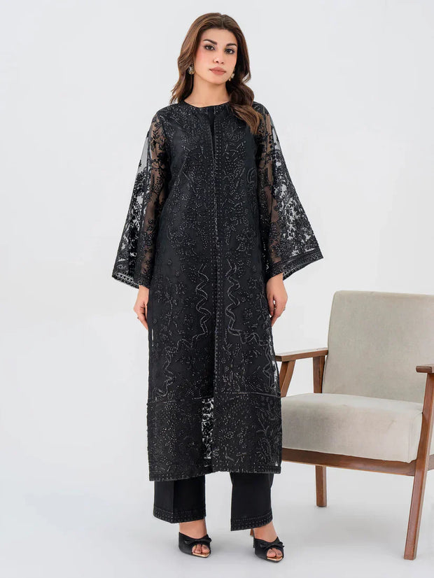 2 Piece Organza Suit-Embroidered
