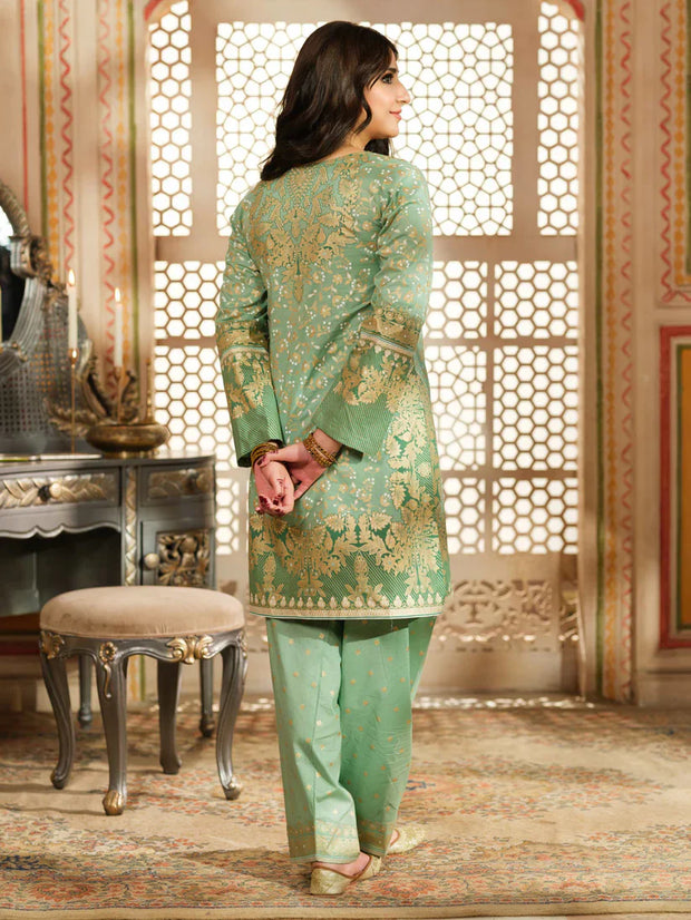 2 Piece Lawn Suit-Embellished