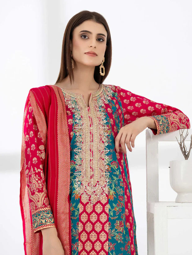 2 Piece Lawn Suit-Embroidered