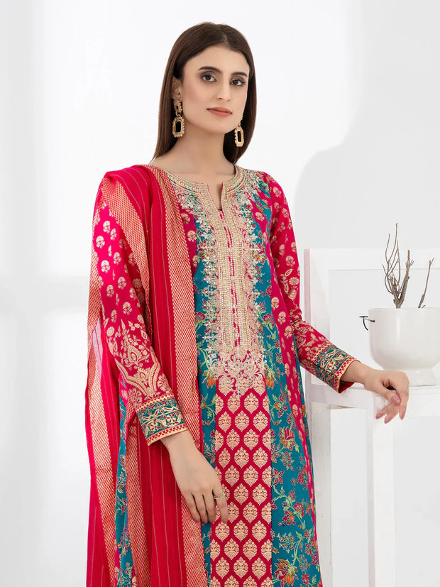 2 Piece Lawn Suit-Embroidered