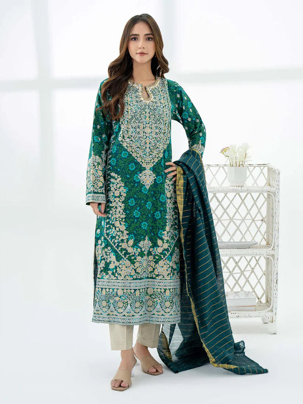2 Piece Lawn Suit-Embellished