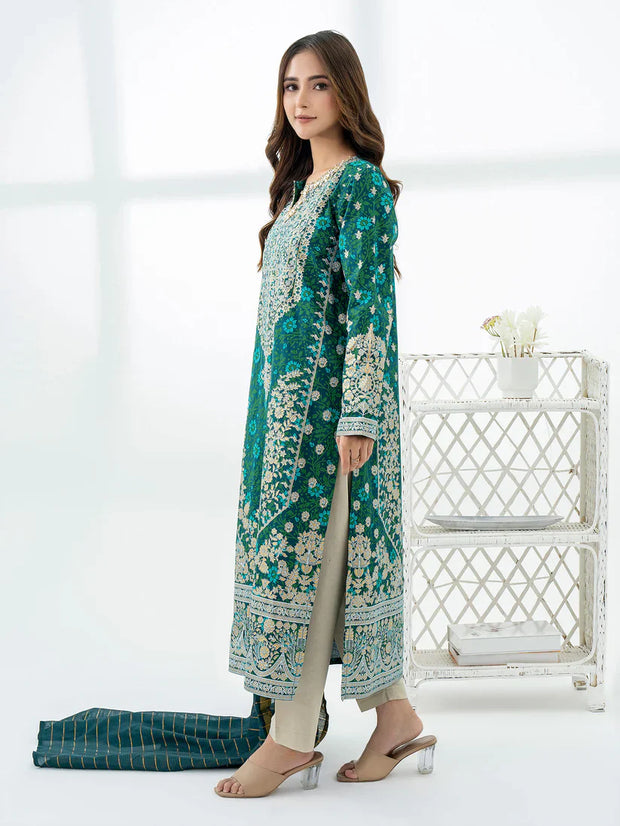 2 Piece Lawn Suit-Embellished