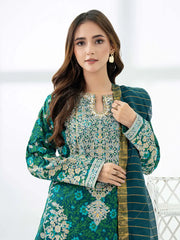 2 Piece Lawn Suit-Embellished