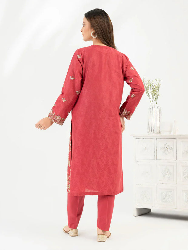 2 Piece Jacquard Suit-Embroidered