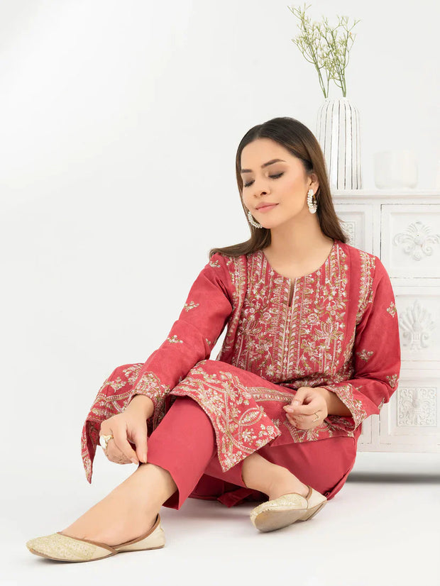 2 Piece Jacquard Suit-Embroidered