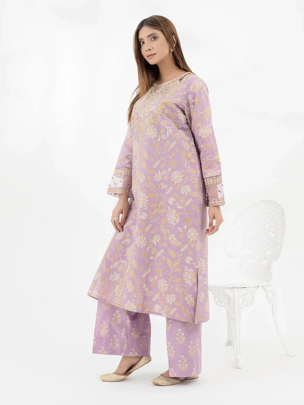 2 Piece Lawn Suit-Embroidered