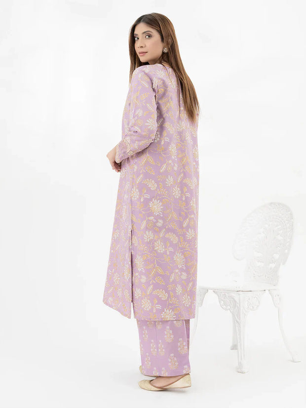 2 Piece Lawn Suit-Embroidered