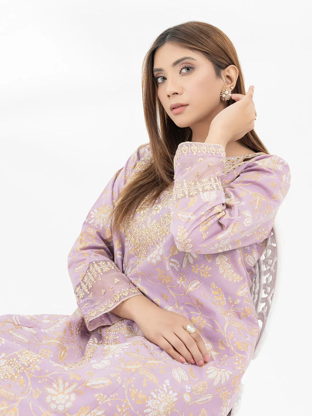 2 Piece Lawn Suit-Embroidered