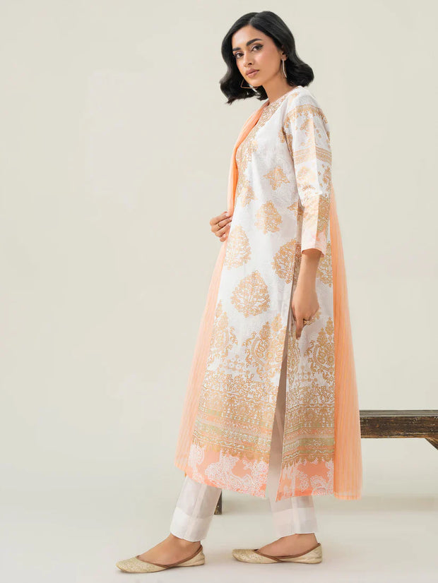 2 Piece Lawn Suit-Embroidered