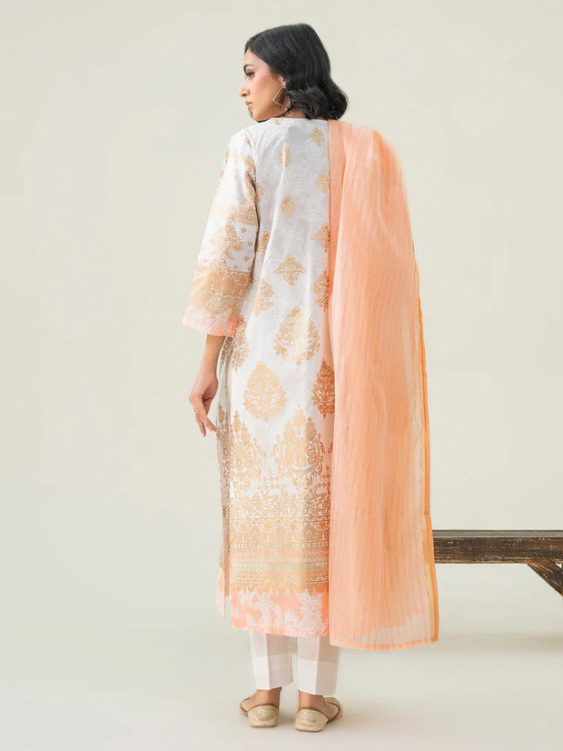 2 Piece Lawn Suit-Embroidered