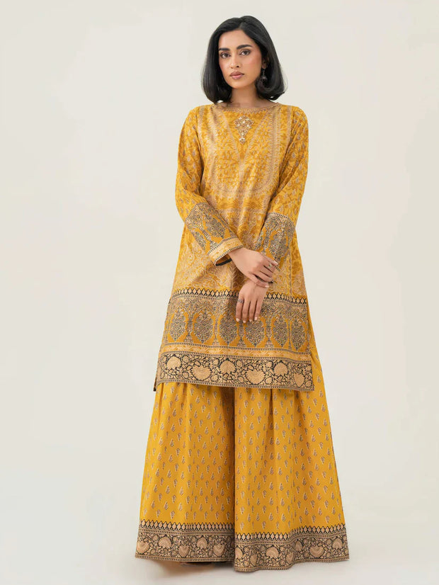 2 Piece Cambric Suit-Paste Print