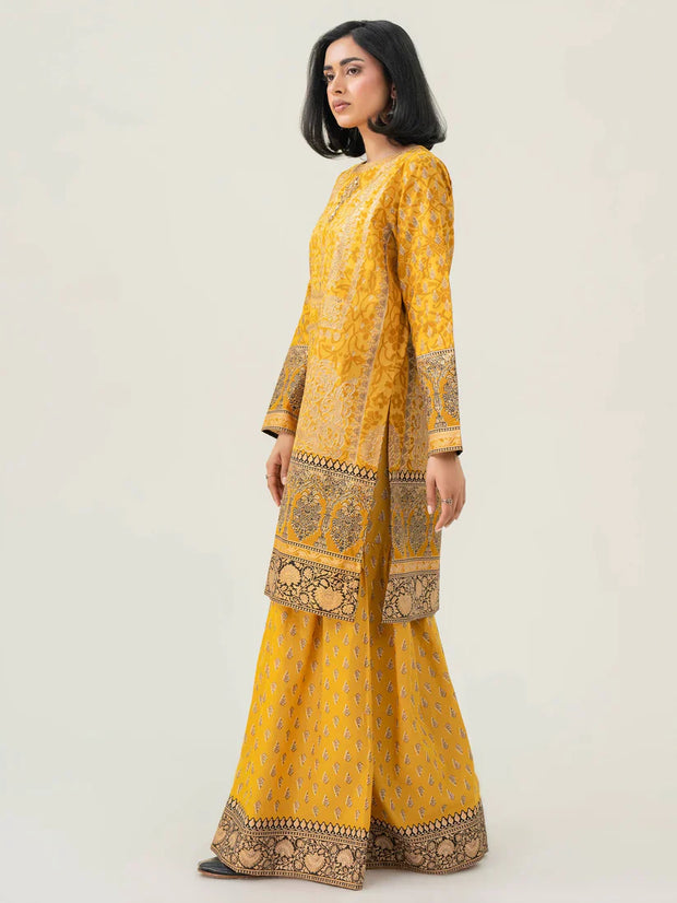 2 Piece Cambric Suit-Paste Print