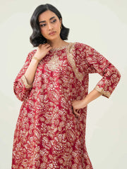 2 Piece Lawn Suit-Embroidered