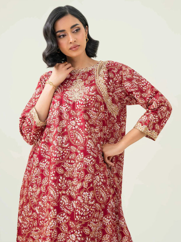2 Piece Lawn Suit-Embroidered