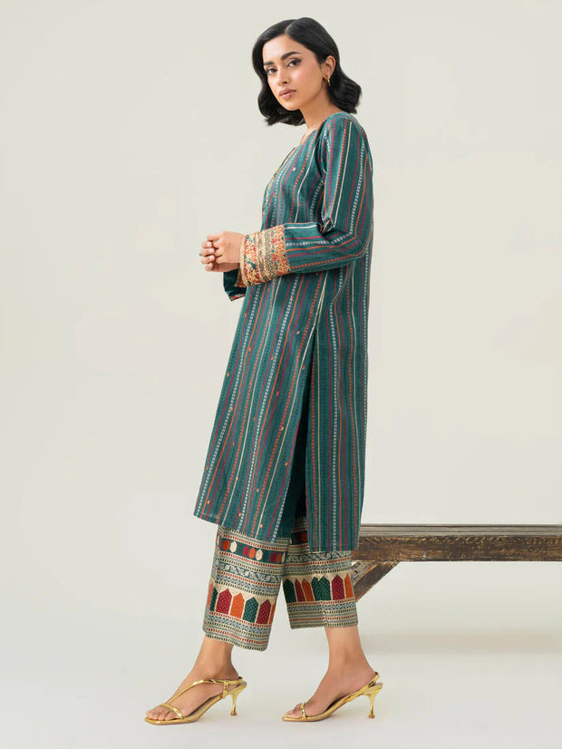 2 Piece Jacquard Suit-Embroidered