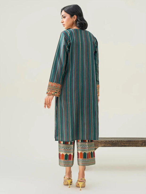 2 Piece Jacquard Suit-Embroidered