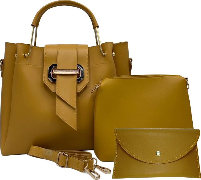 3 Pcs Yellow Bag