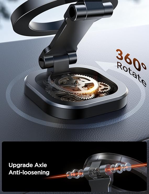 Magnetic Phone Holder for Car Portable 360 Degree Rotatable